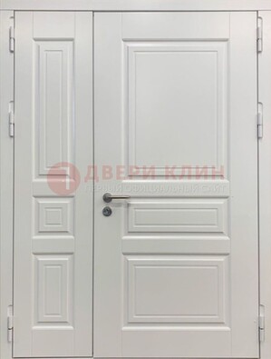 Полуторная светлая металлическая дверь с МДФ ДМ-336 в Черноголовке