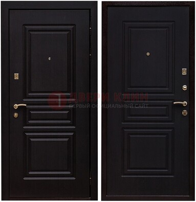 Входная металлическая дверь с МДФ ДМ-75 для квартиры в Черноголовке