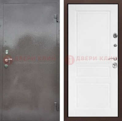 Входная стальная дверь с порошковым окрасом и МДФ внутри ДП-311 в Черноголовке