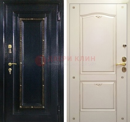 Входная дверь Дверь с золотистым декором ДПР-3 в Черноголовке