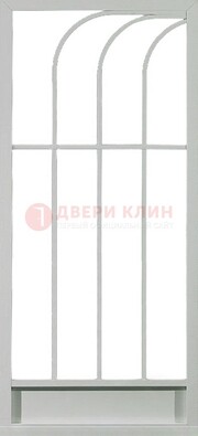 Современная железная решетчатая дверь ДР-39 в Черноголовке