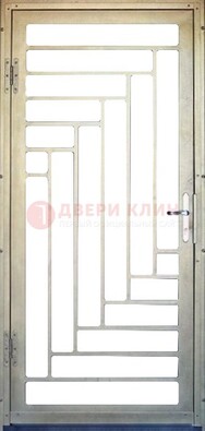 Железная решетчатая дверь с узором ДР-41 в Черноголовке
